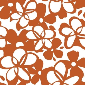 Burnt Orange and Grey Graphic Flowers-01-01-04-08-07-10