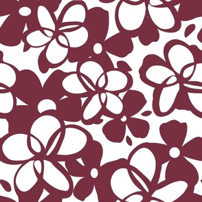 Garnet and Gold Graphic Flowers-01-01-04-08-10-05