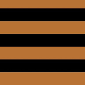 Large Copper Awning Stripe Pattern Horizontal in Black