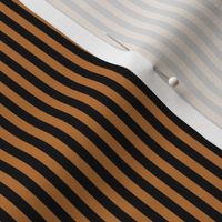 Small Copper Bengal Stripe Pattern Vertical in Black