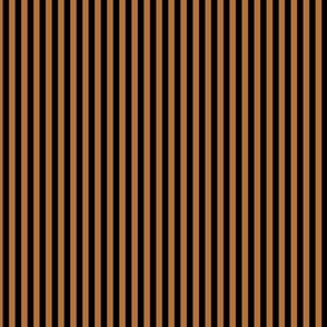 Small Copper Bengal Stripe Pattern Vertical in Black