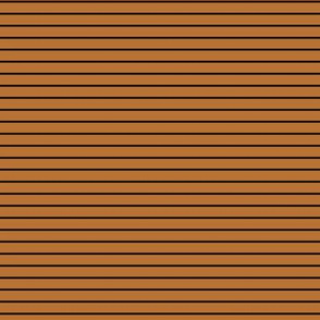 Small Copper Pin Stripe Pattern Horizontal in Black