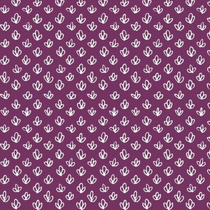 Botanical Doodle - Purple - Mini