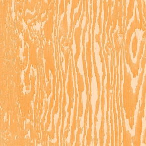 Woodgrain Texture- Mellow Apricot Orange