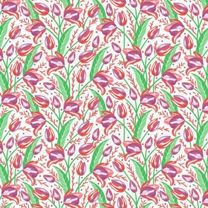Tulip Mania- Petal Solids Coordinates- In Bloom- Regular Scale