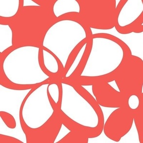 Coral Graphic Flowers-01-05