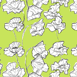 flower drawing pattern