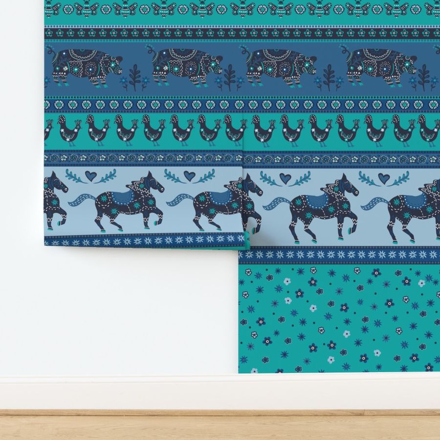 Home on the Range- Analogous-Blue