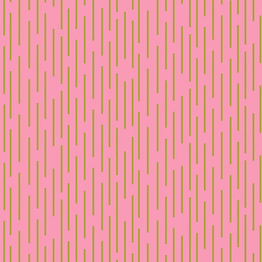 Vertical green lines on pink