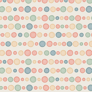 circle, beads, watercolor, delicate, pastel, summer, geometrical