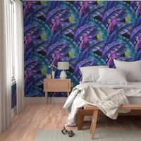 Mystic Tropical Banana Grove-purpleviolet-large