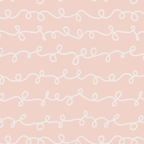 large squiggles in pink