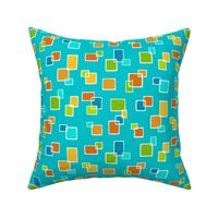 Real Gone Square Citrus Turquoise