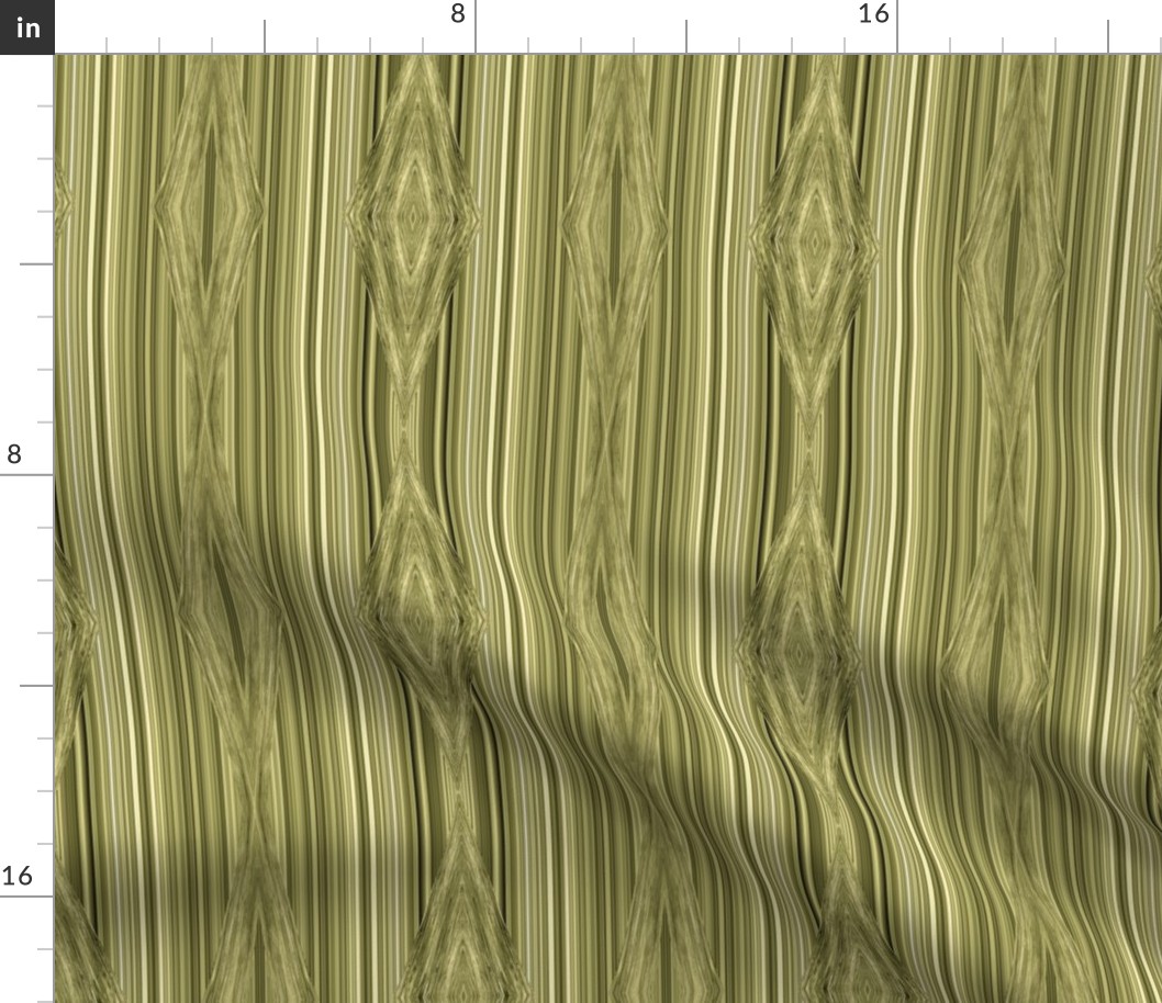 STSS2L - Medium - Southwestern Stripes in Olive Green