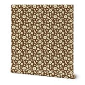 Floral Bitty Retro Brown