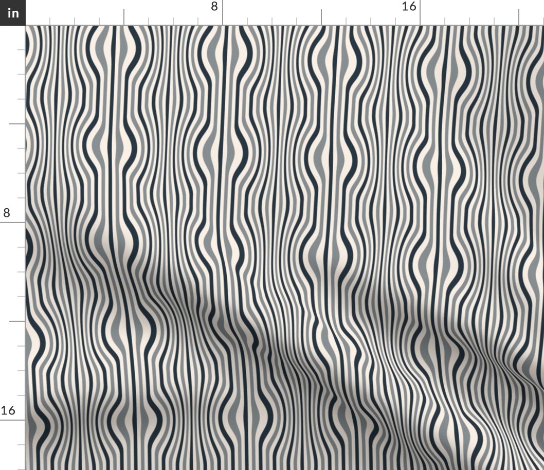 AWK7 -  Sexy Stripes in Grey Monochrome
