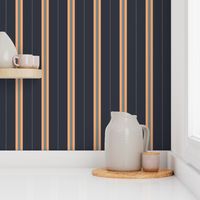 Midnight Apricot Stripe Dark