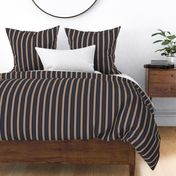 Midnight Apricot Stripe Dark