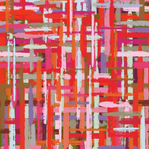 Abstract Weaving - Red
