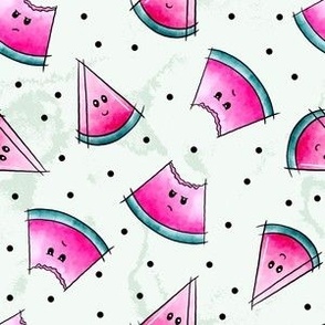 Summer Kawaii Watermelon Slices
