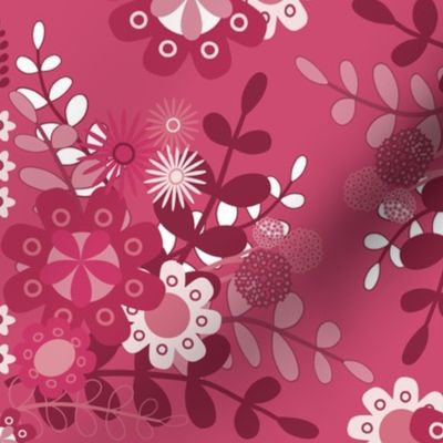 Secret Garden-Hot Pink-Cerise Palette