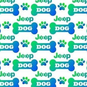 Small Jeep Dog Blue Green