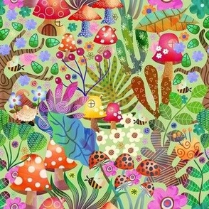 Smaller Enchanted Magical Forest Spring Floral