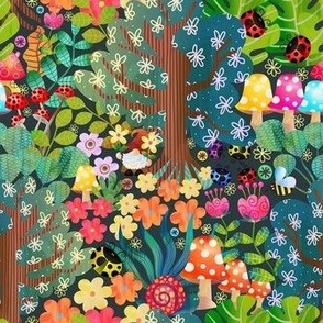 Smaller Enchanted Magical Forest Spring Floral