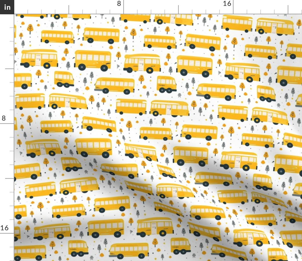 Smaller Yellow School Busses