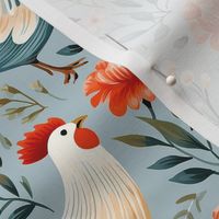 Spring Chickens Floral