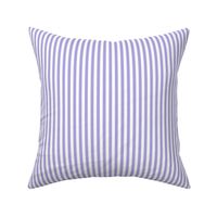 Lilac and white quarter inch stripe - vertical