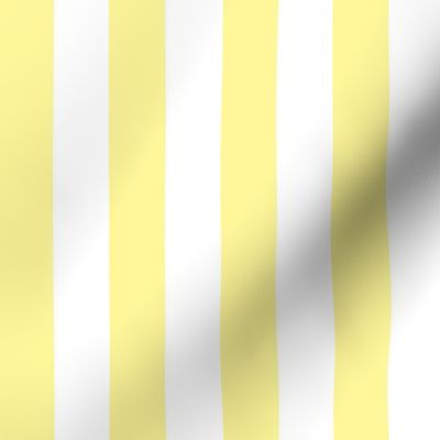 Yellow and white one inch stripe - vertical