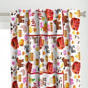 Large Panel for 54" Wide Fabric - Life is Better on the Farm - Minky Blanket or Fabric Wall Art