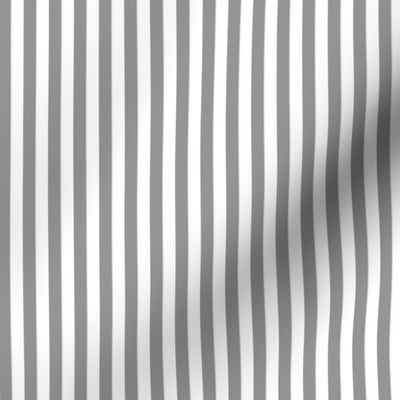 Ultimate gray and white quarter inch stripe - vertical