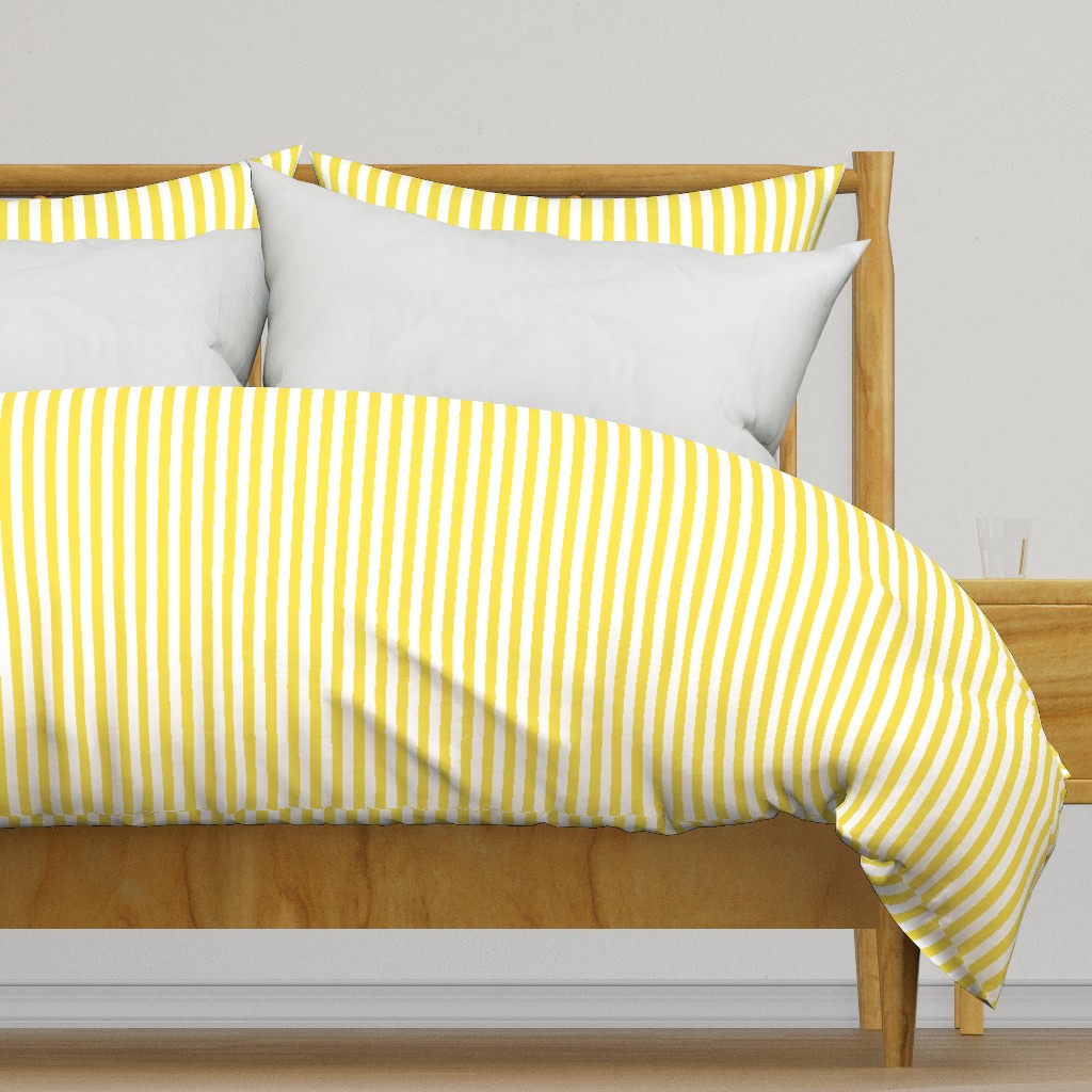 Illuminating yellow and white half inch stripe - vertical