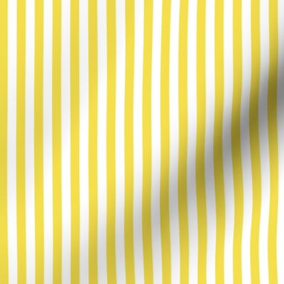 Illuminating yellow and white quarter inch stripe - vertical