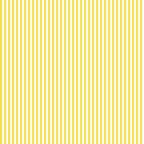 Illuminating yellow and white quarter inch stripe - vertical
