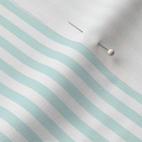Mint and white quarter inch stripes - vertical