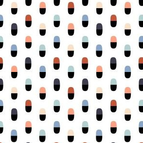 Pharmacology and Pills - Aligned on White - small scale