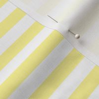 Yellow and white half inch stripes - horizontal