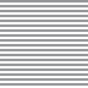 Ultimate gray and white half inch stripes - horizontal