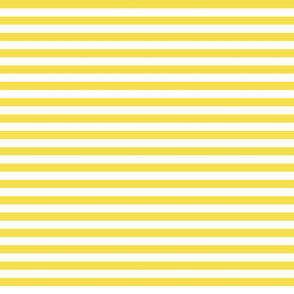Illuminating yellow and white half inch stripes - horizontal
