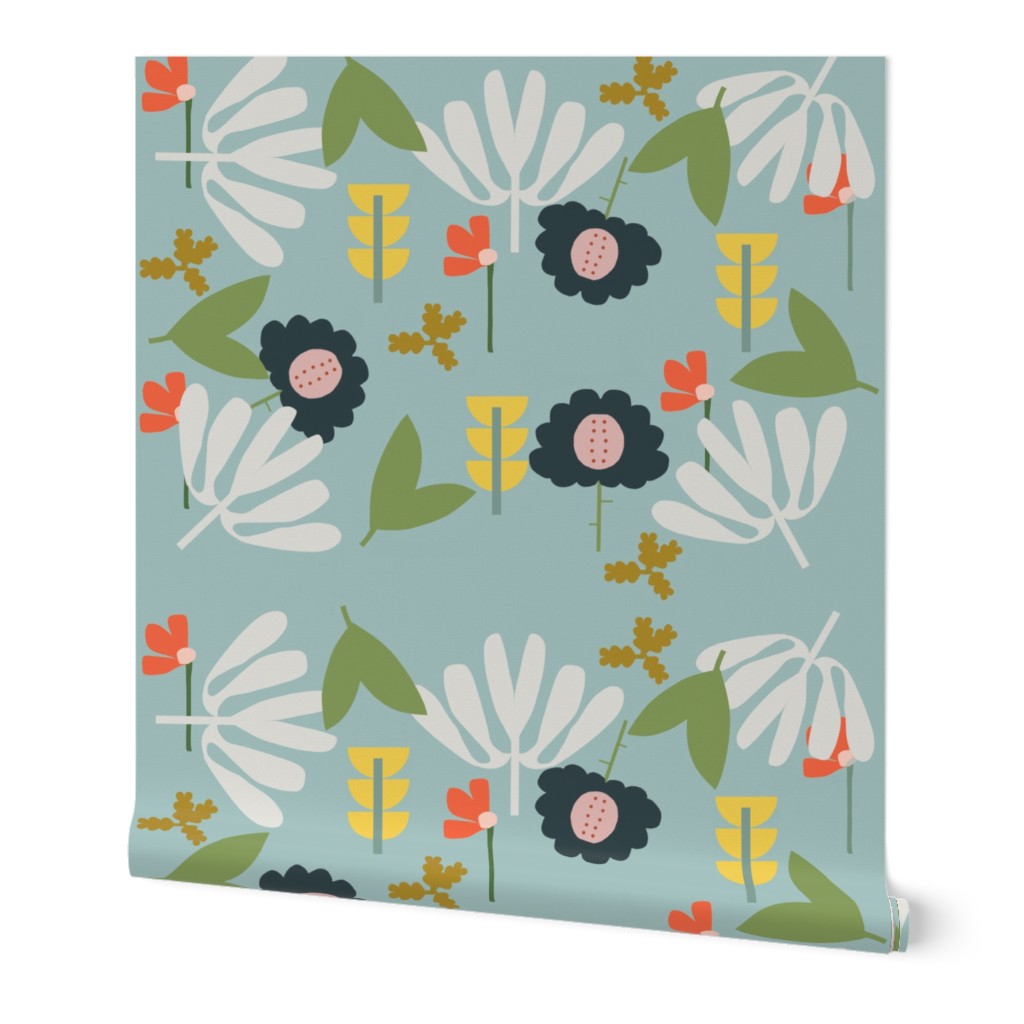 Wild Florals - Blue