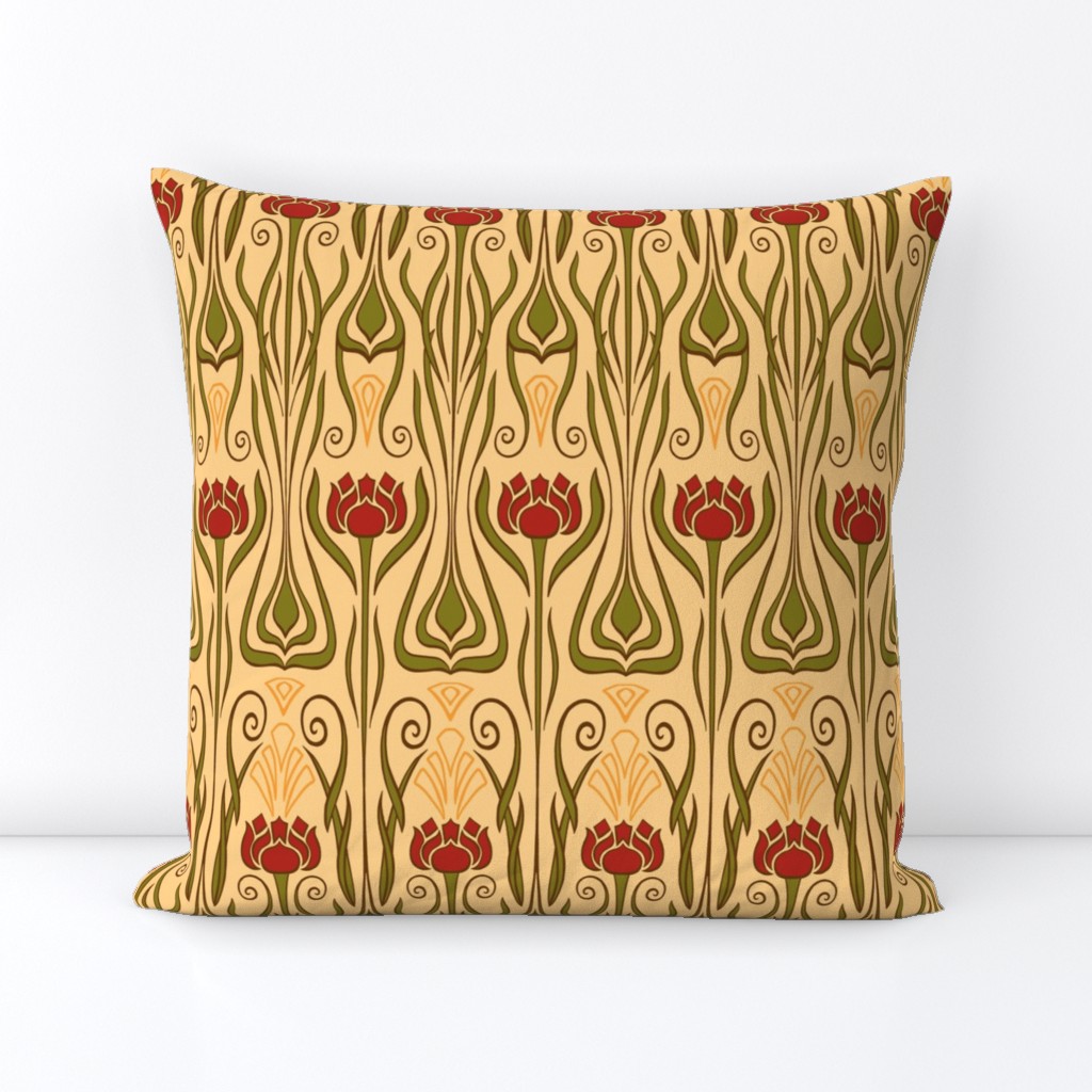 Tulip Art Nouveau Tulips Large