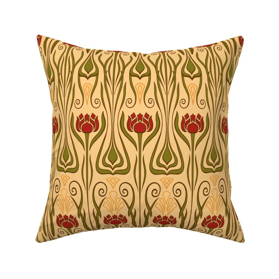 Tulip Art Nouveau Tulips Large