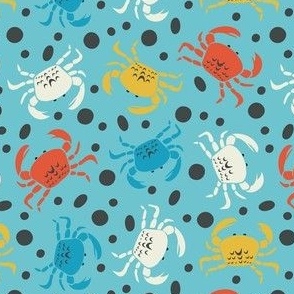 retro-crabs-and-pepples-at-the-beach-blue