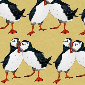 puffin pair gold