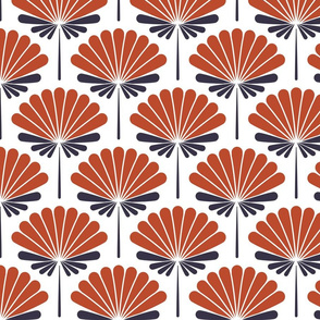 Pattern 0088a - art deco petals