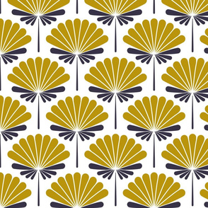 Pattern 0088b - art deco blossoms