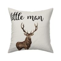 rustic buck 18x18 lovey or pillow